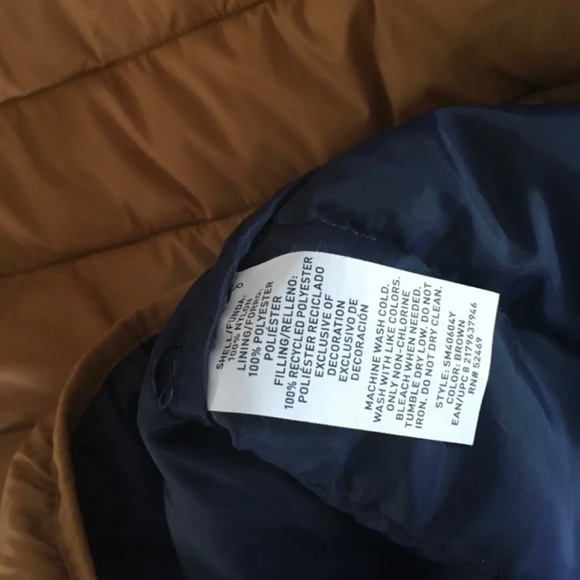 Swiss Tech Zippered Puffer Vest Tan Brown Men's Size:XL (46-48) - Picture 11 of 13